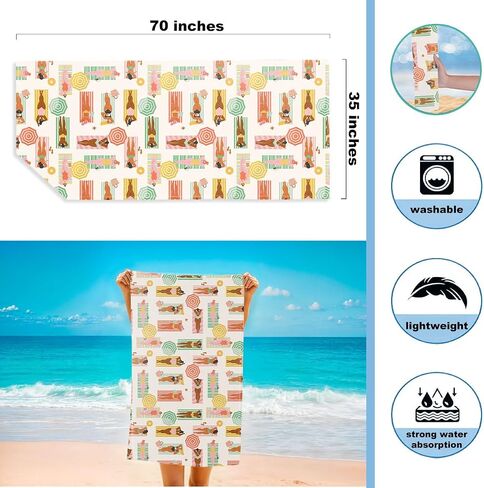 ENGVZ Beach Bags for Women, Wet Bag Cosmetic Bag, Pool Waterproof Shoulder Tote Bags, Pocket Zipper Summer Travel Essentials, Gifts for Women Birthday Large Capacity （2-Piece Set） in Saudi Arabia