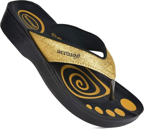 Women's Orthotic Arch Supportive Flip Flops Sandals (US 10, Grey) in Saudi Arabia
