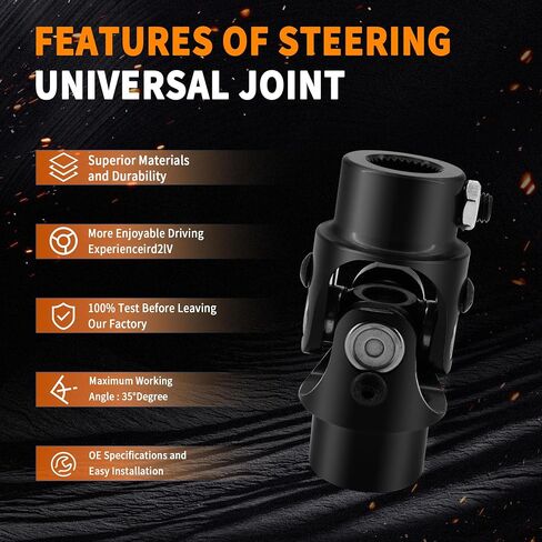 3/4 "الجولة × 3/4" -30 spline chrome stering insister insover in ins single u single ، legal leghour: 83mm (3-1/4 ") in Kuwait