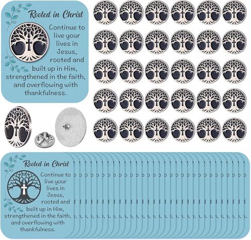 Quelay 30 Sets Bee-Live Jesus Loves You Dins on Card Bulk Dender Bible Gifts Dontival Bee Pins with Card for School School Custrics Forms Party Supplies in Kuwait