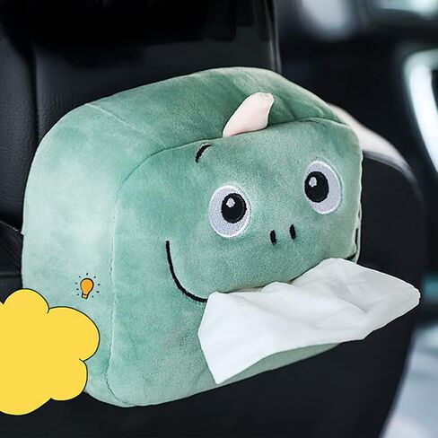 Car Backseat Tissue Holder Organizer Mount Cute Pink Pig Paper Dispenser Storage Case Universal for Cars Vehicles Headrest Armrest Dashboard Napkin Box Mask Holder (Pink) in Saudi Arabia