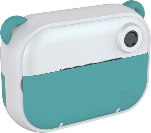 كاميرا myFirst Camera Insta Wi Teal (إصدار مطور) كاميرا طباعة فورية للأطفال (من سن 5 إلى 15 عامًا) مع نقل لاسلكي، صانع ملصقات، بطاقة Micro SD مجانية للصور/الفيديو (أخضر) in Saudi Arabia