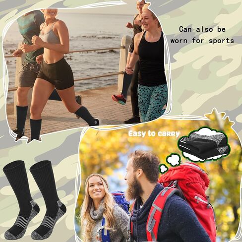 5 Pairs Mens Military Socks Army Green Hiking Sock Crew Boot Socks for Soldier Policemen Work Sports Hiking in Saudi Arabia