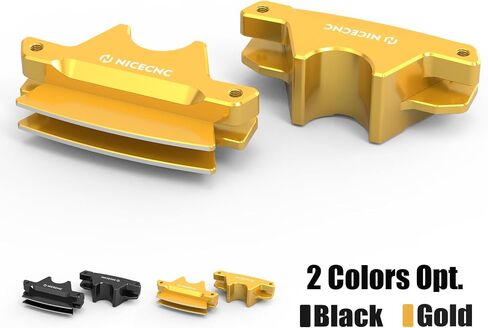 غلاف Gold Spark Sluge الزخرفي المتوافق مع Harley Ultra Limited LOW FLHTKL 2017-2019 ، تغطية توصيل شرارة الزعانف متوافقة مع محرك Harley 2017+ M8 ، انظر Fitments in Kuwait