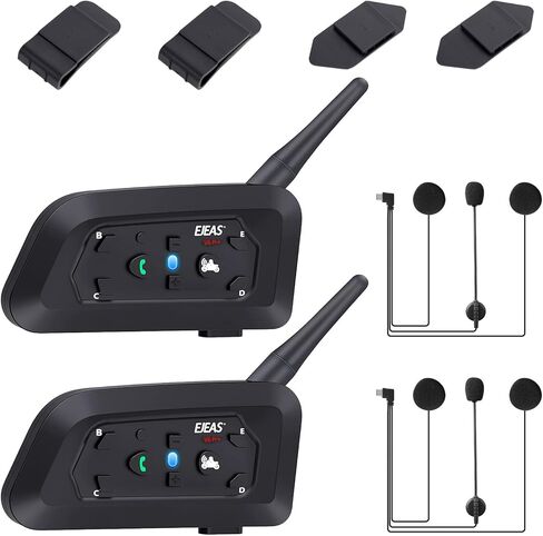 GaiRen V6 V4 Motorcycle Bluetooth Headset Accessories Earphone & Clip Bracket Clip Mount for Helmet Headset in Kuwait