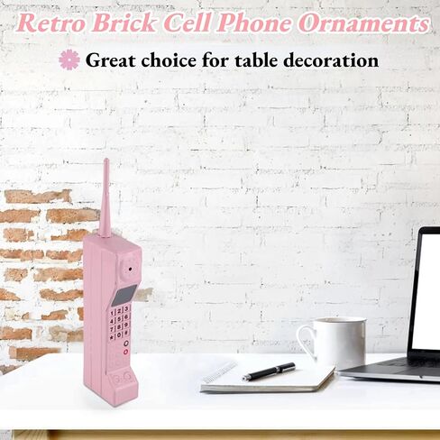 Brick Mobile Phone Ornament Retro Mobile Phone Model Photography Props Retro Brick Cell Phone Ornament Old Fashioned Cell Phone Template for Family Decoration Simulation in Saudi Arabia