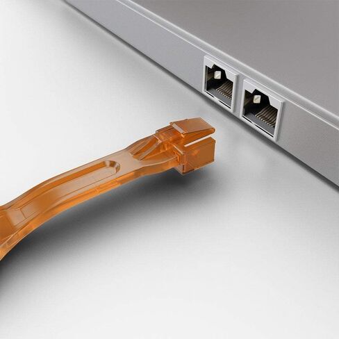 LINDY 20 x RJ-45 Port Blockers without Key - Orange in Saudi Arabia