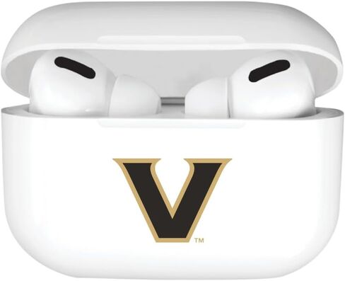 OTM Essentials Officially Licensed Vanderbilt University Commodores Earbuds Case - Black - Compatible with AirPods in Saudi Arabia
