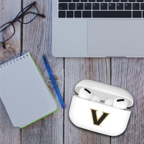 OTM Essentials Officially Licensed Vanderbilt University Commodores Earbuds Case - Black - Compatible with AirPods in Saudi Arabia