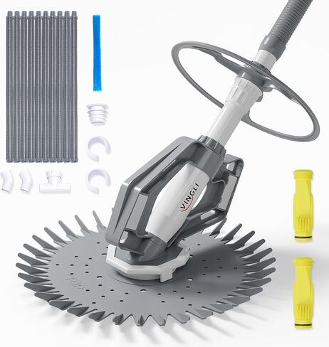 VINGLI Pool Vacuum Above Ground Indoor Outdoor Automatic Swimming Pool Cleaner Sweep Crawler Sweeper in Kuwait