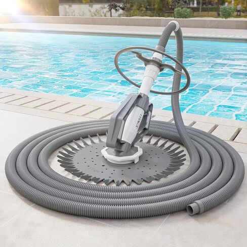 VINGLI Pool Vacuum Above Ground Indoor Outdoor Automatic Swimming Pool Cleaner Sweep Crawler Sweeper in Kuwait