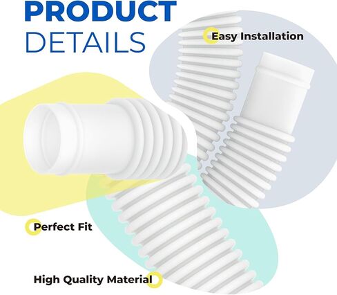 خرطوم بديل لمضخة حمام السباحة لانتيكس - ملحق بقطر 1.25 انش وطول 59 انش (عبوة من قطعتين) in Kuwait