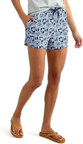 HUK Women's Pursuit Printed Volley, Quick-Dry Fishing Shorts in Saudi Arabia