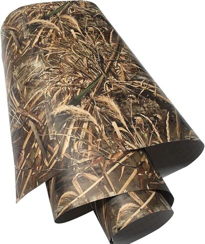 Queenbox 1.6x6.6ft Camo Vinyl Wraps, Woodland Maple Camouflage Self-Adhesive Car Sticker Decal Film Air Release Roll, Plant 07, 1.6x6.6ft/50x200cm in Saudi Arabia