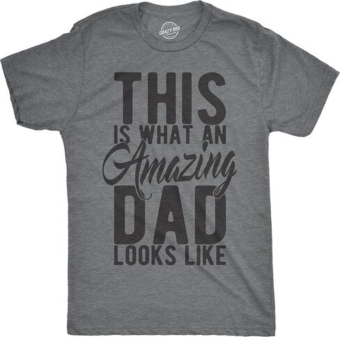 Crazy Dog Mens T Shirt Best Buckin Dad من أي وقت مضى لأبي مدهش الآباء مضحك يوم المحملات in Kuwait