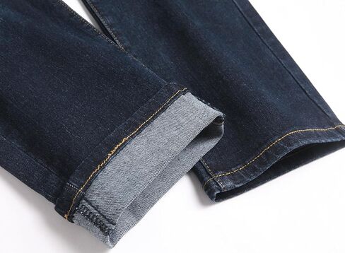 Men's Distressed Ripped Slim Fit Denim Jeans Pants in Saudi Arabia
