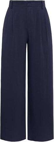 ANRILITA Linen Pants for Women High Waist Casual Flowy Pant Summer Wide Leg Trousers with Pocket in Saudi Arabia
