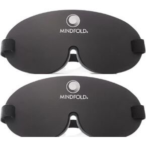 Mindfold Relaxation and Blackout Sleeping Mask 2-Pack