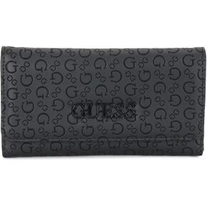 GUESS Factory Bowie Debossed Logo Slim Clutch Wallet