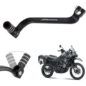 JFG Racing دراجة نارية العتاد SHIFTER رافعة طرف طرف CNC لـ KLR 650 KLR650 2021-2023 أسود