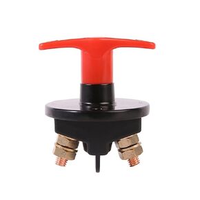24V 150A Battery Disconnect Switch, Power Cut Off Isolator for Car, Boat, Rv, Truck, Motorcycle, Easy Install, Compact Design, Plastic with Solid Brass Nuts and Washers in Kuwait