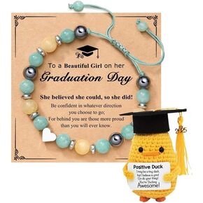 To My Daughter Niece Granddaughter Love Bracelet, Back to School Graduation Valentines Christmas Birthday Gifts for Gril