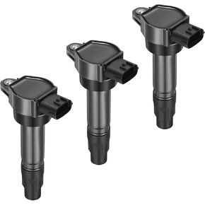 BDFHYK Ignition Coil Packs Compatible with Smart Fortwo l3 1.0L 2008 2009 2010 2011 2012 2013 2014 2015 Coil for UF681 36-8276 GN10674 ICA64178 ICA64270 Set of 3