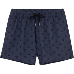Gottex Men Dad and Mini Me 5" Swim Trunks with Built-in Soft Net Lining, Elastic Drawstring Waist & Functional Pockets