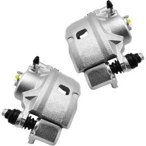 Front Brake Caliper with bracket Compatible With Honda Models, 1990-2000 Civic(Not fit EX Model), 1993-1997 Civic del Sol, 1990-1991 CRX, 19-B1380 19-B1379, Front Driver and Passenger, 2 Pcs