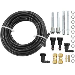 3/8 inch Nylon Fuel Line Tubing Replacement Fuel Line Repair Kit 3/8" Fuel Line Repair Kit for Cars,Trucks,SUVs