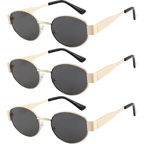 Yogo Vision Retro Womens Sunglasses Oval Trendy Chic Shades Classic UV400 Protection