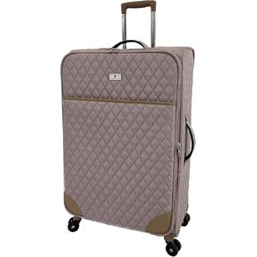 LONDON FOG Queensbury Softside 28" Expandable Spinner, Rose Gold