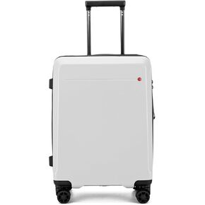 Hardshell Expandable Carry On Luggage with Spinner Wheels 20in 26in Carry On (Storm Grey, Check-In 26-Inch)