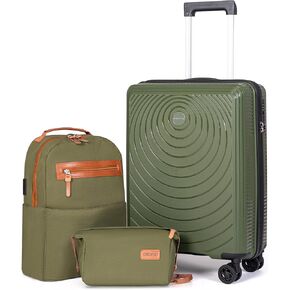 احمل على حقائب شركات الطيران 22x14x9 المعتمدة ، بحقائب قذيفة ناعمة بحجم 20 بوصة مع عجلات ، حافلة خفيفة الوزن على قفل TSA