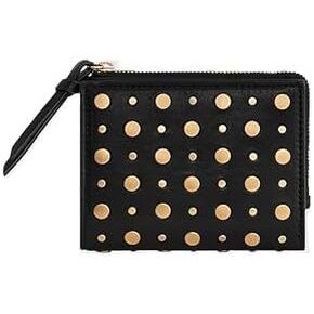 Rebecca Minkoff Women's Megan Slim Wallet W/Studs Large, Black