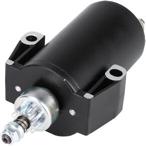 New Starter for Mercury Mariner Marine 9.9-25HP 9.9ELRC 9.9EL 9.9EH 9.9E 25ELH 25EL 25EH 25E 20EL 15EL 15EH SAB0053, 410-21024, 5216040-M025SM, 5216040-M030SM, 50-893889T, 50-90983A