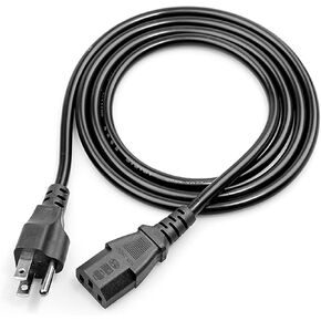 سلك طاقة تيار متردد 10 قدم بسنقين لسوني SRS-XP500 SRS-XP700 SRS-RA3000 XB72 GTK-XB60 XB90 GTK-XB5 XB7 MHC-V13 V71 SRS-X9 X99 ZR5 مكبر صوت بلوتوث تي سي ال سوني PS5 PS4 PS4 PS3كيبل شاحن بديل in Kuwait
