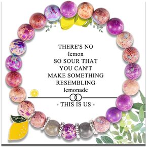 Lemons Fruit Charms Lemon Themed Gifts Lemon Accessories Lemon Jewelry Bracelets for Women