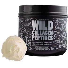 Wild Collagen Peptides Powder | Unflavored Ancient Diet Protein Powder for Men & Women | Non-GMO, Keto & Paleo Friendly Supplements | (16 oz)