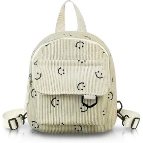 Mini Backpack, Corduroy Backpack Small Backpacks for Women and Girls, Cute Womens Backpacks (blue)