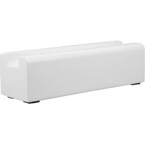 DOITOOL Mirror Holder, Heavy Duty Floor Mirror Stand, 10 Inch Solid Wood Base Full Length Mirror (White)