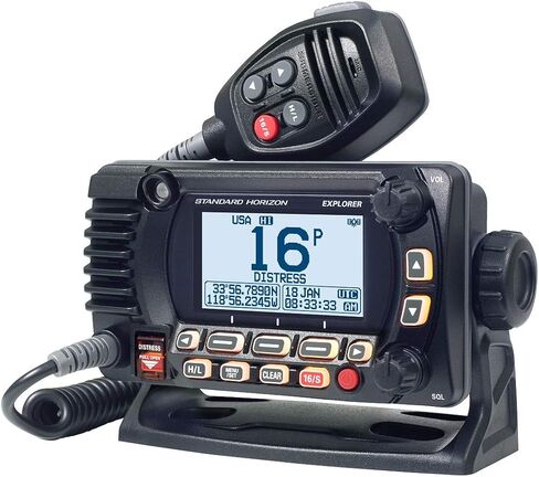 Standard Horizon GX1800GB أسود 25 وات VHF/GPS/Second Station Explorer Series in Saudi Arabia