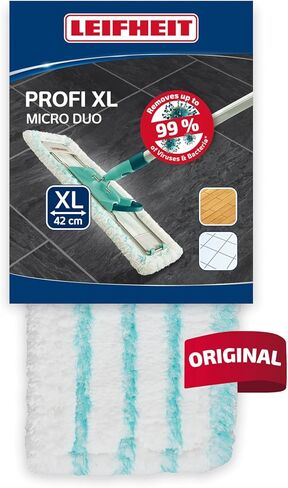 Leifheit Profi Micro Duo Floor Wiper Cover, Folded, for all Smooth Floors, Replacement Cover, 55126 in Kuwait