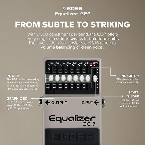 Boss GE-7 7-band EQ Pedal & NS-2 Noise Suppressor Pedal in Saudi Arabia