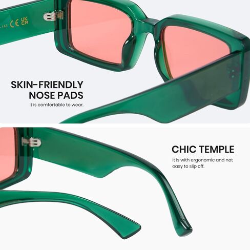 Cyxus Sunglasses for Women Men Trendy Sunglasses UV Protection for Outdoor 1249 in Kuwait