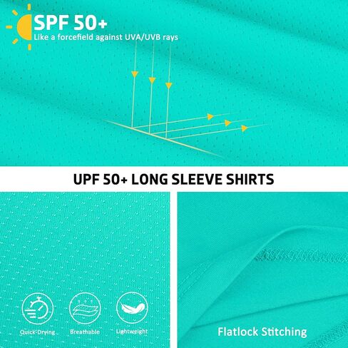 Big Elephant 3 Pack Boys Long Sleeve Rashguard-UPF 50+، قمصان رياضية سريعة الجفاف للشباب ، رقبة الطاقم التنفس in Kuwait