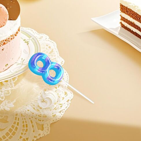 Video Game Birthday Candles, Number Candles for Birthday Party Cake Decoration Supplies (Number 8) in Kuwait