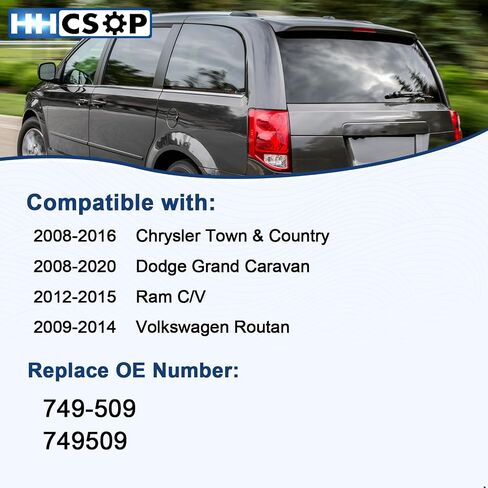 HHCSOP Front Right Passenger Side Power Window منظم بدون محرك لعام 2009 2009 2010 2011 2012 2014 2014 2015 2016 Chrysler Town & Country ، Dodge Grand Caravan ، Ram C/V ، VW Routan ، 749-509 in Kuwait