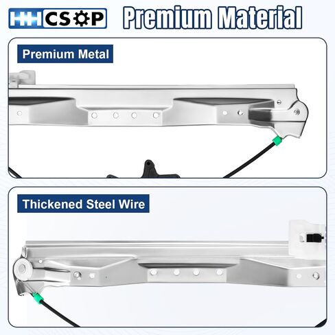 HHCSOP Front Right Passenger Side Power Window منظم بدون محرك لعام 2009 2009 2010 2011 2012 2014 2014 2015 2016 Chrysler Town & Country ، Dodge Grand Caravan ، Ram C/V ، VW Routan ، 749-509 in Kuwait