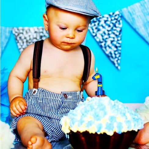 MTLE Jungle Animals 1st Birthday Candle Wild One Birthday Decorations for Boy First Cake Topper Safari Party Supplies in Saudi Arabia